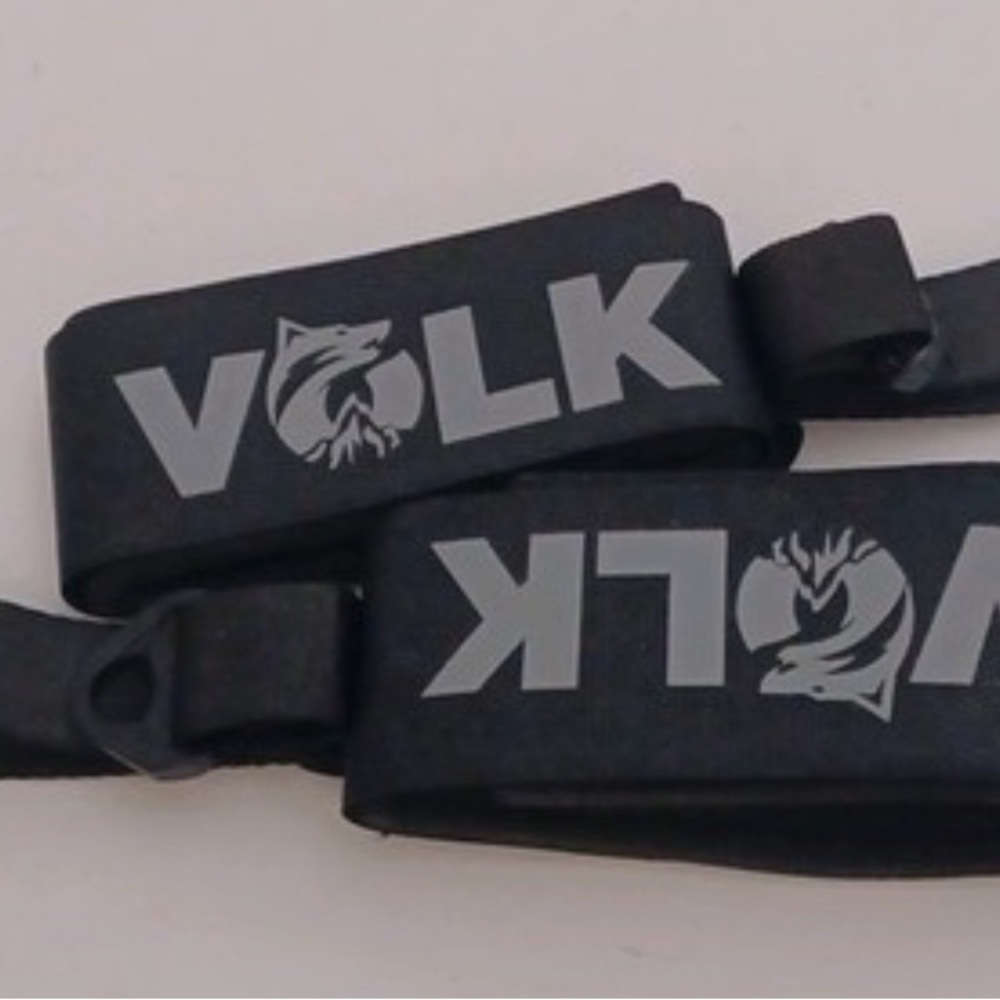 Black Ski Straps